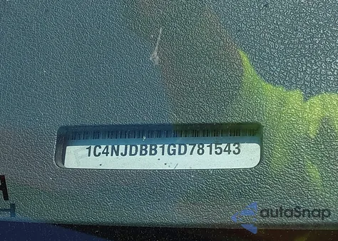 2016 Jeep Compass Sport from USA, damaged, VIN 1C4NJDBB1GD781543